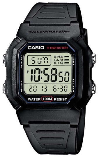 Casio Herreklokke W 800H 1AVES Collection Resinplast 44.2x36.8 mm