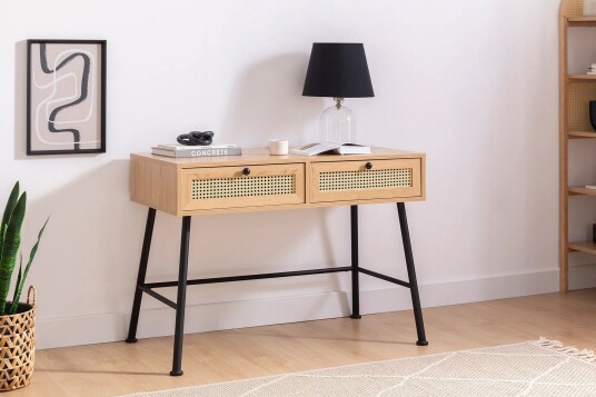 Skrivebord Makwana 107 cm Naturell