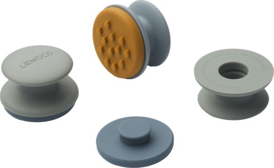 Liewood Stempler - Silikon - 12-Pack - Earl - Blue Multi Mix
