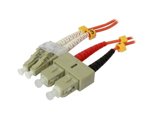 Synergy Fiberkabel Duplex LC/SC OM2 1m Synergy Fiberkabel Duplex LC/SC OM2 1m