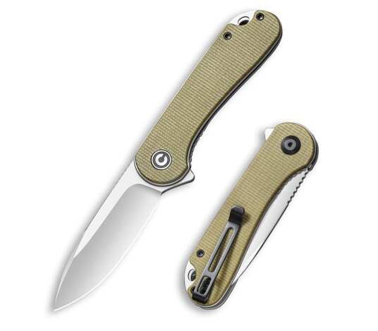 Civivi Elementum Micarta   Foldekniv Oliven Micarta