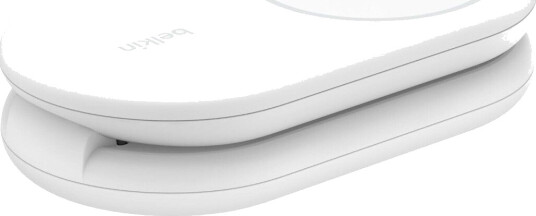 Belkin 2-i-1 Magnetisk Trådløs Ladestasjon 15W Hvit med Qi2 Belkin 2-i-1 Magnetisk Trådløs Ladestasjon 15W Hvit med Qi2