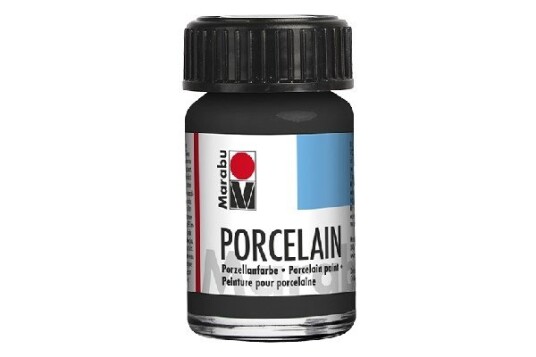 Porcelain & Glass Glossy 15Ml, Black (073) Porcelain & Glass Glossy 15Ml, Black (073)