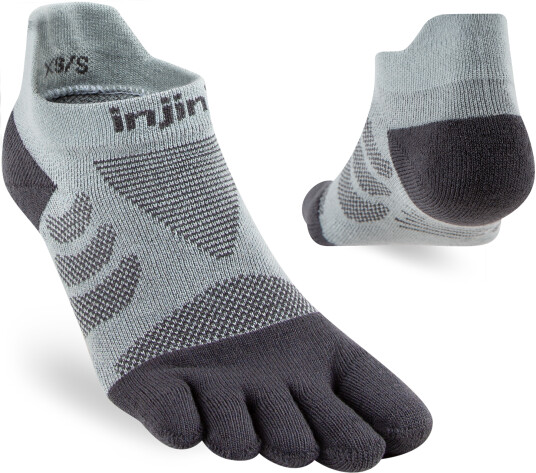 Injinji Women's Ultra Run No-Show Slate M/L, Slate