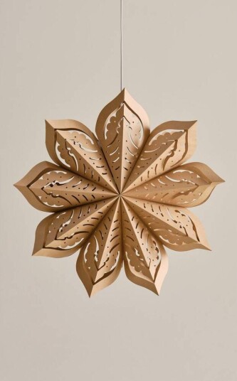 ERIS julestjerne ø 62 cm Brown Kraft Paper