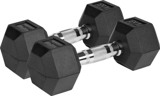 Rebel Active Manualer I Støpejern Med Gummibelegg 2X7 Kg