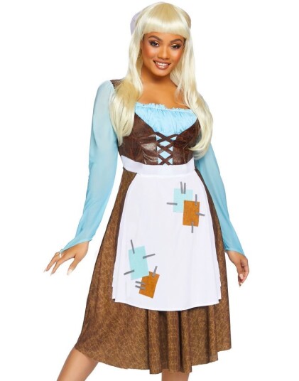 Cinderella Askepott Kostyme 2 Deler