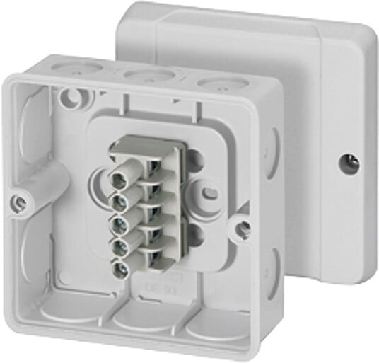 Hensel DE 9345 Koblingsboks 5 x 4 mm² Installasjonsmaterial Hensel DE 9345 Koblingsboks 5 x 4 mm² Installasjonsmaterial