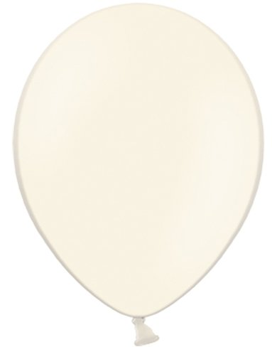 10 stk 30 cm Lys Ivory/Elfenben Ballonger