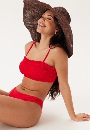 BUBBLEROOM Bandeau Smock Bikini Set Red S