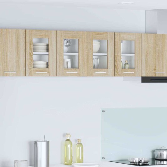 Hengende skap med lagring Riga 2 pcs Sonoma eik 60 x 31 x 40 cm