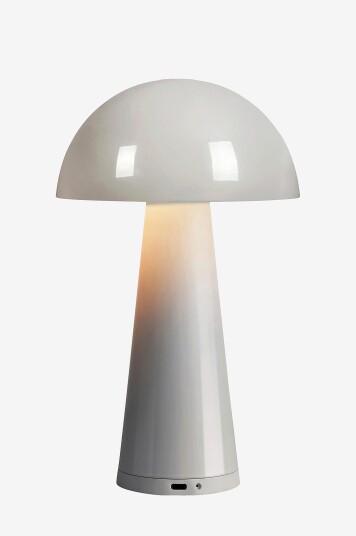 Markslöjd   Bordlampe Fungi Oppladbart batteridrevet   Beige