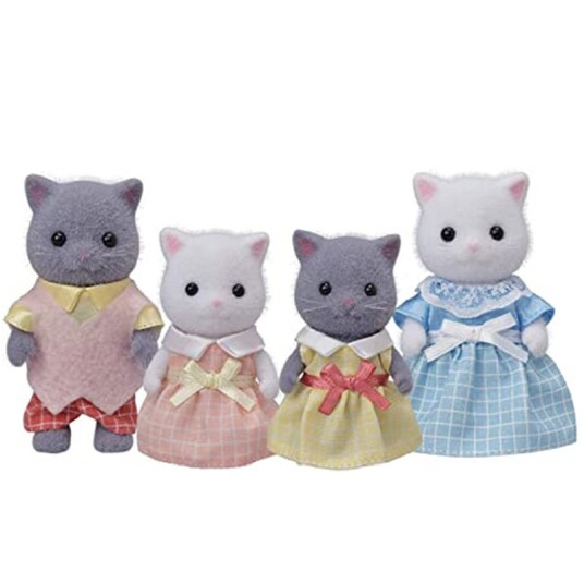 Sylvanian Families Persisk kattefamilie Dukker til dukkehus - 4 figurer