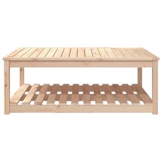 vidaXL Hagebord 121x82,5x45 cm heltre furu