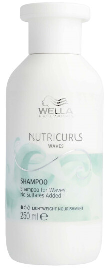 Wella Professionals Nutricurls Waves Sjampo 250 ml for Krøllete Hår - Sulfatfri
