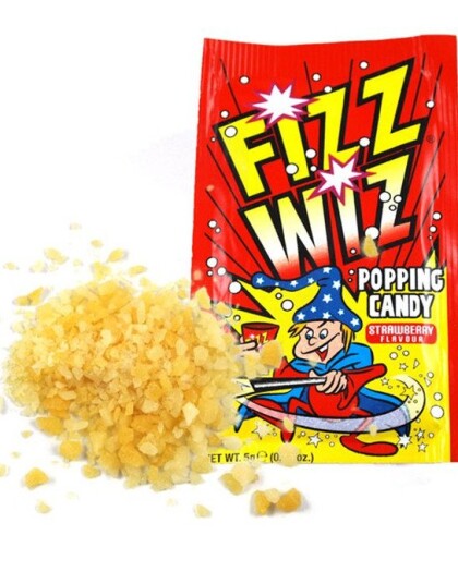 Fizz Wiz Popping Candy med Jordbærsmak 7 gram