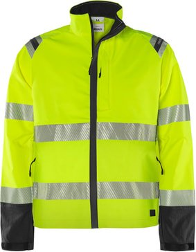 Fristads Høy Synlighet Green Stretch Jakke Klasse 3 4647 GSTP Hi Vis Gul / Svart L