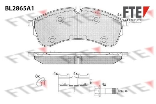 Bremseklosser FTE 9011105