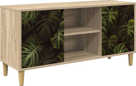 vidaXL TV skap ELBURG 102 x 33 x 50 cm Sonoma Konstruert tre vidaXL TV skap ELBURG 102 x 33 x 50 cm Sonoma Konstruert tre