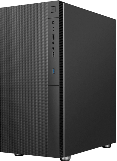 Mission SG GGX 1.2 ATX Kabinett med 3 USB-porter og GPU-støtte opptil 34,5 cm