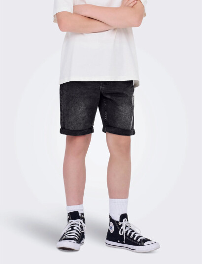 ONLY & SONS Osjply Wb 2796 Pim Dnm Shorts Noos Black 152