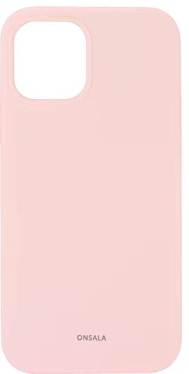 Onsala Silikondeksel Chalk Pink for iPhone 12/12 Pro