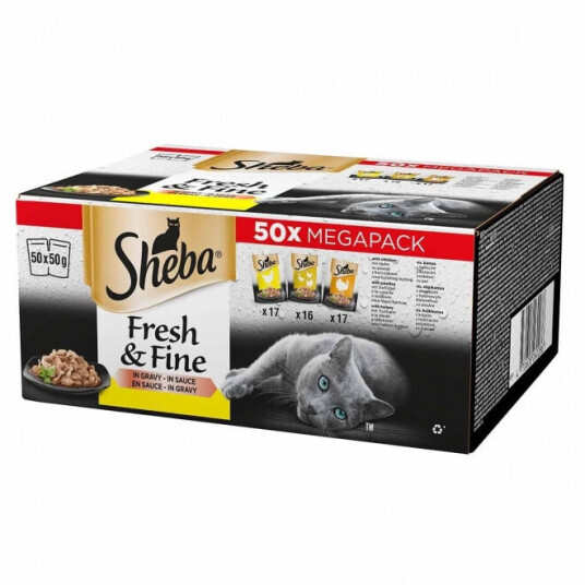 Sheba Fresh & Fine 50X50 G Sheba Fresh & Fine 50X50 G