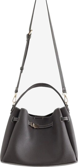 Lindex Bag In Imitation Leather DARK BROWN One Size Lindex Bag In Imitation Leather DARK BROWN One Size