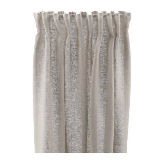 Scandi Living Tranquility gardinlengde med multibånd 139 x 250 cm Greige
