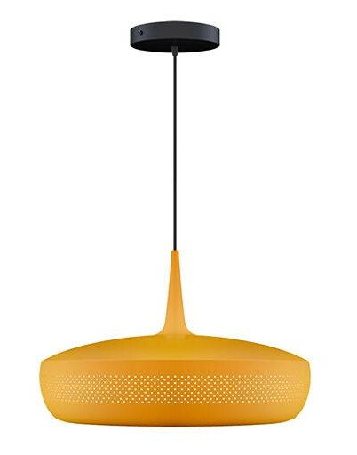 Umage Clava Dine Taklampe med Rosett Gul/ Sort