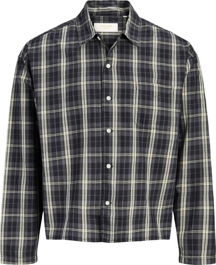 Jack & Jones Joraustin Clean Check Shirt Ls Sn Black L