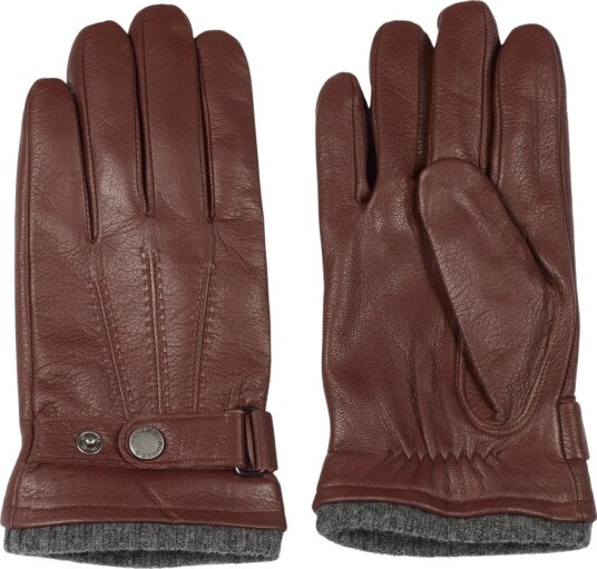 Howard London Leather Gloves Bruno - Brown - 10