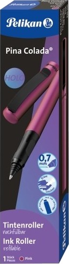 Pelikan Pina Colada Holo, Tynn Penn, Rosa, Blå, Tungsten, 0,7 Mm, Ambidekstriøs