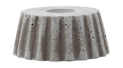 House Doctor Mold Bake lysestake Ø 7 cm Grå House Doctor Mold Bake lysestake Ø 7 cm Grå