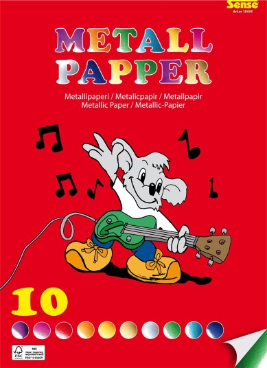 Sense | Metalliskt Papper Fsc® A4 | ONE SIZE