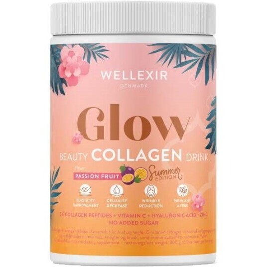 Wellexir Glow Collagen Passion Fruit Limited Edition 360 g