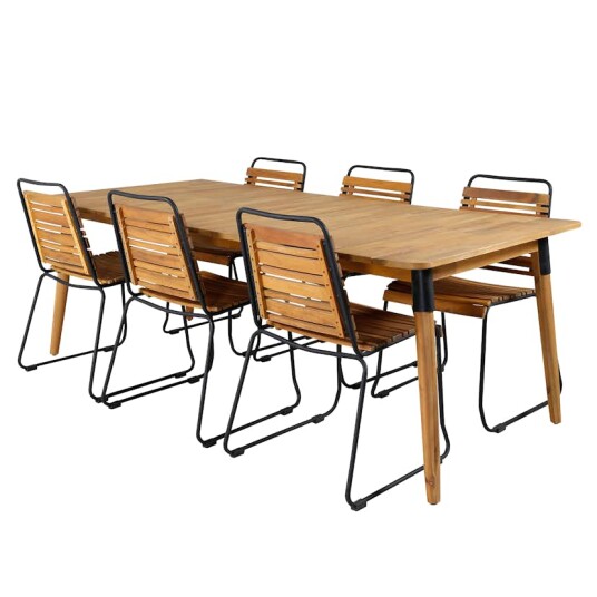 Spisegruppe Venture Home Julle med 6 Boy Spisestoler Spisegruppe Venture Home Julle med 6 Boy Spisestoler