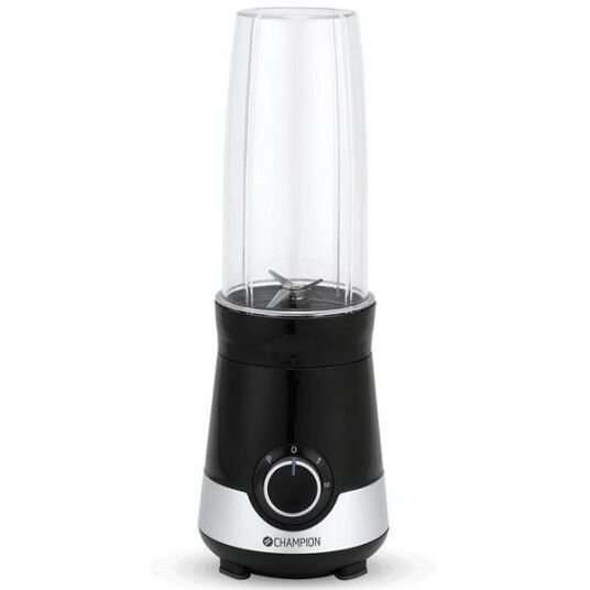 Champion Smoothiemaker to go 300W med 2 kopper og pulsfunksjon Svart/Hvit Champion Smoothiemaker to go 300W med 2 kopper og pulsfunksjon Svart/Hvit