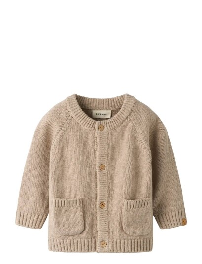 Lil"Atelier Nbmfogon Ls Knit Card Lil Brown 68 Lil"Atelier Nbmfogon Ls Knit Card Lil Brown 68