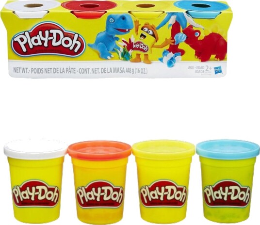 Hasbro Play-Doh - 4 Tubs
