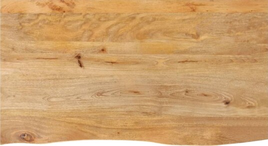 Bordplate 100x60x3,8 cm naturlig kant heltre mango
