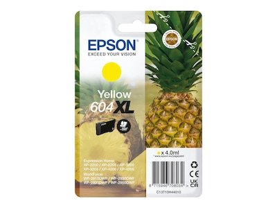 Epson blekk 604 XL gul