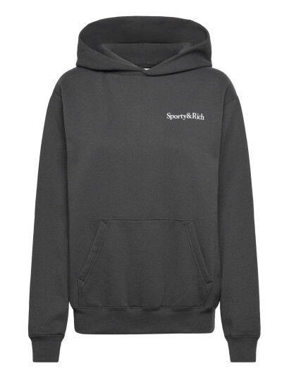 Sporty & Rich Health Is Wealth Soft Hoodie Grey S Sporty & Rich Health Is Wealth Soft Hoodie Grey S