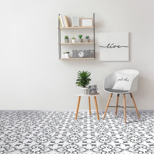 D C Fix Classic Selvklebende Gulvfliser Green Oriental Tiles D C Fix Classic Selvklebende Gulvfliser Green Oriental Tiles