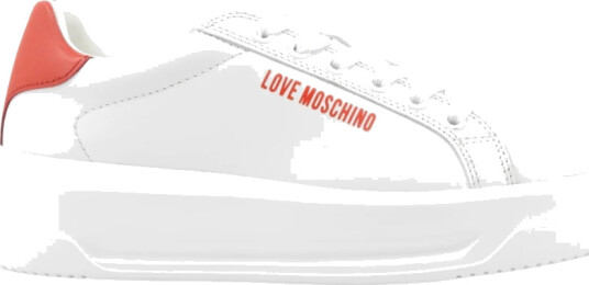 Love Moschino Dame Sko Hvit 37 EU,