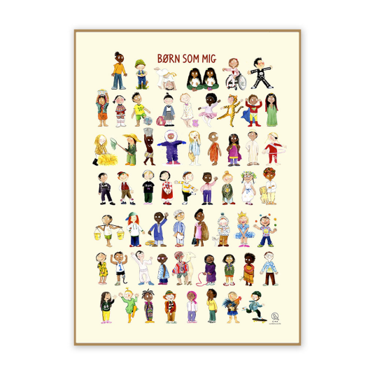 CIHA | Plakat 50 x 70 cm - Barn som meg Dansk CIHA | Plakat 50 x 70 cm - Barn som meg Dansk