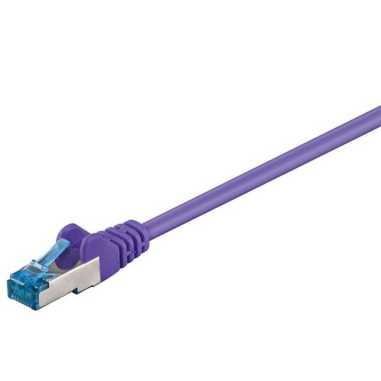 GOOBAY CAT 6a SFTP, PiMF 25cm Netværkskabel Lilla