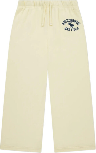 Abercrombie Kids F7 Fleece Pant   Cream   140/155CM