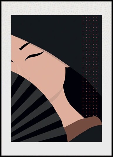 Mystery Geisha Plakat Plakat / 100x150cm Mystery Geisha Plakat Plakat / 100x150cm