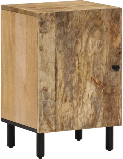 Baderomsskap 38x33x58 cm heltre mango